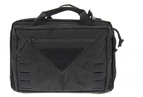 COPTEX Pistolentasche - Nylon, Schwarz, 33 x 25 x 9 cm, Weich, Gepolstert, Reißverschluss