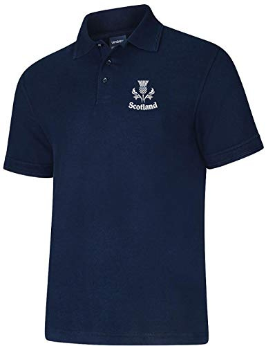 Polo Chardon d'Écosse - Unisexe - Couleur Marine - XS à 8XL, bleu marine, 6XL