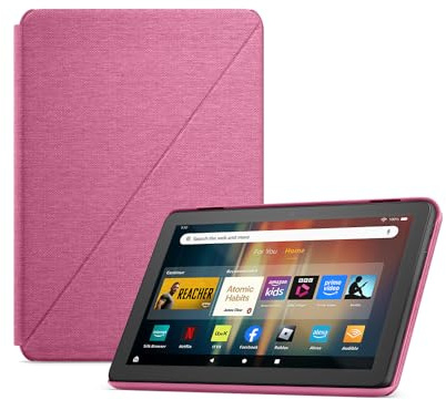 Das neue Hülle von Amazon für das Fire HD 8-Tablet (nur kompatibel mit Tablets der 12. Generation), hibiskusfarben
