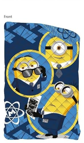 PELLECCHIA 1969| Trapunta Piumone invernale | Stampa Piazzata per letto Singolo 170 x 260 cm compatibile con (MINIONS)