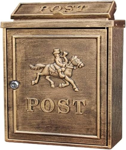 FLTRGO Boîte aux Lettres Murale extérieure boîte aux Lettres Murale extérieure boîte aux Lettres Murale extérieure boîte aux Lettres Murale verrouillable Grande boîte aux Lettres extérieure boîte ~/