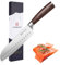 KEEMAKE Küchenmesser Santoku Messer, Messer asiatischer Art 18 cm Hochwertigem Edelstahl Kochmesser