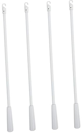 Healifty Aste Per Tende Verticali Da 12 Pollici in Fibra Di Vetro, Bacchette Per Tende Da Sole e Ufficio, Set Da 4 Pezzi, Accessori Resistenti Per Sostituzione Semplice e Uso Domestico