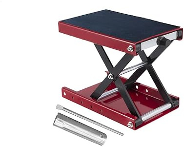 Sollevatore moto – Cesoie di sollevamento centrale, ruota sollevatore a forbice | Cric a forbice in acciaio, sollevatore moto regolabile in altezza, da tavolo compatti per la manutenzione di