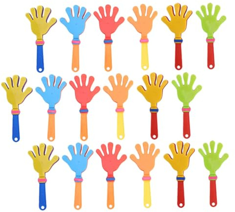 EPIGEIST 24piezas Cajas de Resonancia de Plastico Aplausos de Colores para Animar Aplausos para Fiestas Eventos Deportivos y Cumpleanios