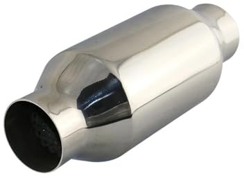 Resonador Escape Automático Deportivo Para Coche Resonadores Silenciador Universales 2 Pulgadas Y 2,5 Pulgadas Acero Inoxidable Tubo De Punta De Silenciador(ZZ407c)