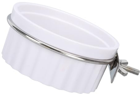 Bols De Nourriture pour Oiseaux Bols d'eau avec Supports De Pinces Gobelets 'Alimentation Perroquets Cage À Perroquets Mangeoires Cage À Calopsittes Bol 'Eau