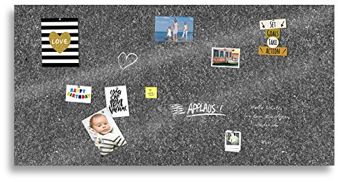 Markerboard/Magnettafel/Whiteboard aus Acrylglas | verschiedene Größen | Granitoptik | inkl. Boardmarker und 10 Supermagneten, Größe:200x100 cm