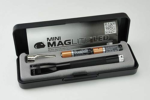 MAGLITE Mini Maglite Spectrum LED 2AAA Torch Black (Warm White LED)