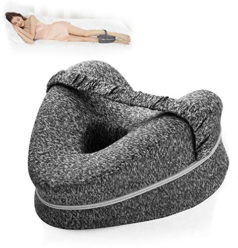 BEAUTRIP Beinkissen | ergonomisches Seitenschläferkissen für optimale Unterstützung | Memory Foam Knie Kissen für Seitenschläfer | Lagerungskissen mit Abnehmbarem und Waschbarem Bezug