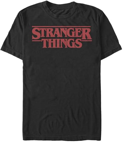 Stranger Things T-shirt för män, Svart, M