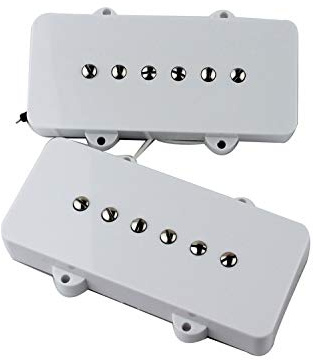 Guyker Alnico gitarr pickup för Jazzmaster gitarr, vit