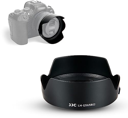 RF 50mm Lens Hood Shade for Canon RF 50mm f/1.8 STM Lens Replaces Canon ES-65B Hood with Tulip Flower Design on Canon EOS R100 R50 R10 R8 R7 R6 Mark II R6 R5 RP R Cameras