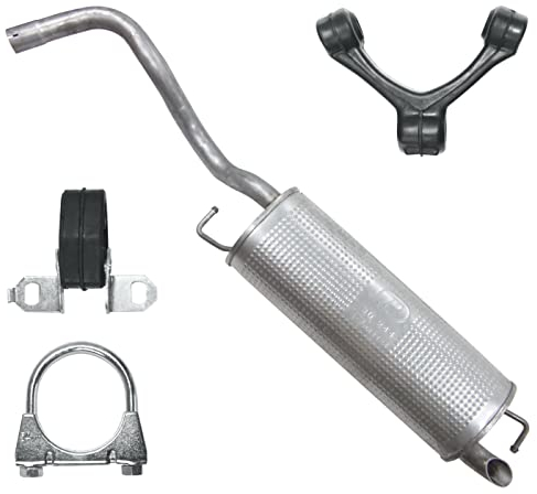 Polmo Endtopf Auspuff für Seat Leon 1 I VW Golf 4 IV New Beetle 1 I 1.4