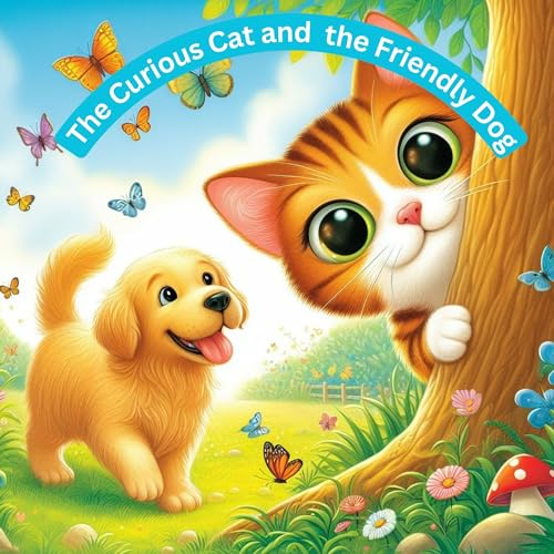 The Curious Cat and the Friendly Dog: children's Book