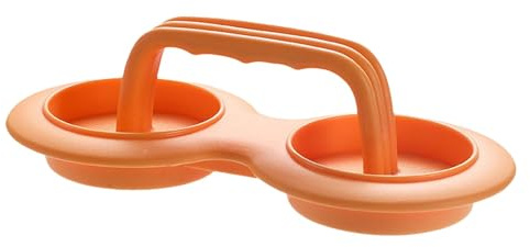 Youngwier Hamburger Press Patty Maker | Double Stuffed Burgers Maker Mold - Double Slider Burger Sausage Patty Press, Non-Stick Ring Molds for Cooking, Beef Veggie, Meat Burgers