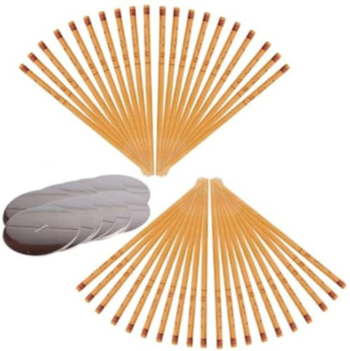 Candele per orecchie - 20 pezzi - Candela naturale per orecchie - Detergente per le orecchie - Rimozione cerume - Trattamento indolore Rheme