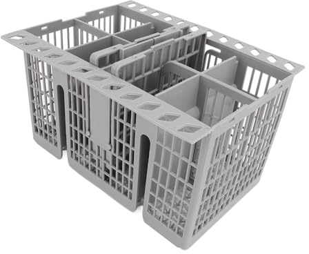 SENECESLI Cesta para Cubiertos de Lavavajillas ItaIdos, Cesta Escurridora para Cubiertos con 8 Compartimentos para 99673 8729, C00257140, C00386607