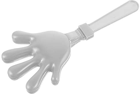 Gatuida kleines Klatschen Planke Streich -Partygeschenke Klöppel für Popper spaß volumni geburtstagseinladungen Kinderklöppel jubeln Requisiten. Gastgeschenke Plastik Silver