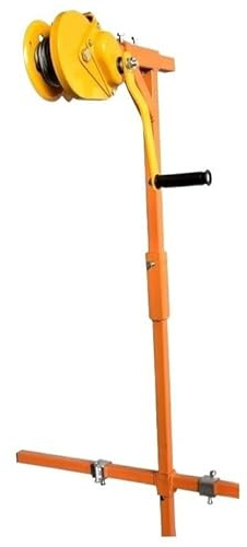 Mini grúa portátil para cabrestante HVAC de 1200 libras, elevación de 10 m, perfecta para instalación de aire acondicionado de 3 Hp/5 Hp, herramienta esencial para técnicos y profesionales de HVAC
