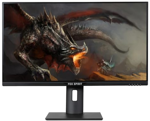 Fox Spirit PGK280 - Écran Gaming 28 4K 144Hz PS5 (Hors Slim) Xbox Series X | Dalle Fast IPS 0.5ms, FreeSync, USB-C 65W, KVM 2 PC, HDMI 2.1, DisplayPort 1.4, haut-parleurs, hauteur réglable, pivot