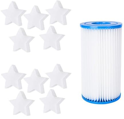 Kit de filtre éponge absorbant l'huile de piscine de type A C réutilisable pour piscine hors sol et spas, entretien de l'eau propre