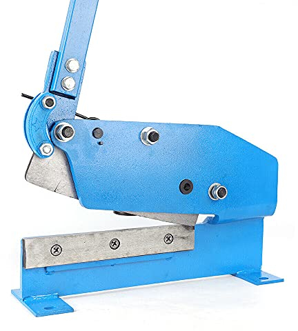 Tijera de palanca manual 125/200 mm, tijera de palanca, tijera de metal, tijera de palanca (azul) (200 mm)