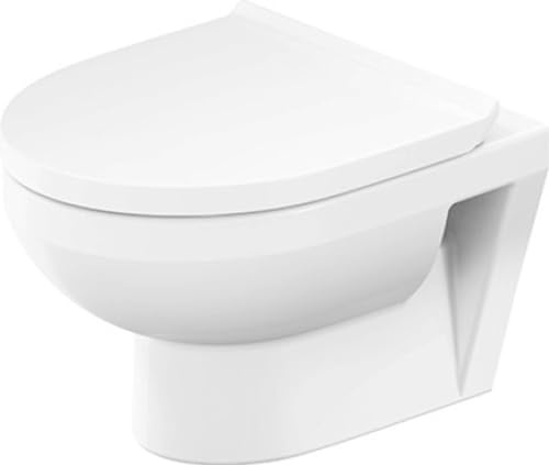 Duravit No.1 Wand-WC Set Compact, inklusive WC-Sitz, 365x480mm, weiß hochglanz, 45750900A1