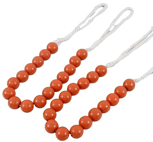 Gardinenbänder 2 Stück Vorhang Aufhängekugel Vorhang Seil Gardinenband No Install Gardinenschnalle, Orange