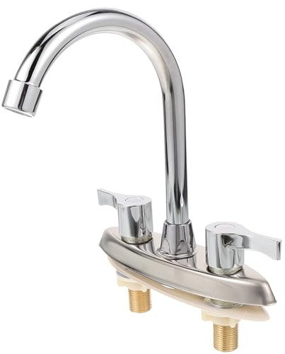 Faucet for Kitchen and Bathroom Sink Modern Washbasin Basin Faucet with Dual Functionality Construction Easy Installation and Stylish Design