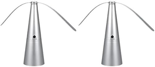 EHOTER Ventilateur Anti Mouche De Table Ventilateur Anti-Insectes Electrique Chasse Mouche De Table Répulsif Extérieur Et Intérieur pour Camping, Pique-Nique, Barbecue, Jardin (2 pièces)