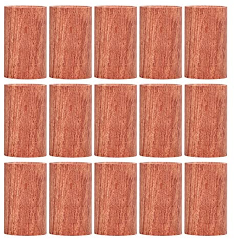 Respicefinem Huile Essentielle Diffuseur en Bois Cool 17×8×5 15Pcs de Bois, Huile Essentielle Diffuseur en bois de rose Portable Ronde Diffuseur Aromathérapie