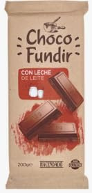 Chocolate con Leche Fundir, Milk Chocolate for Melting, 200g. Pack de 2