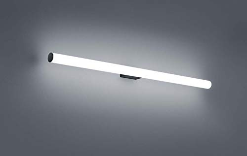 Helestra LED Wandleuchte/Deckenleuchte LOOM 90, IP44, 90cm, 18W 2900K 1710lm, CRi >90, schaltbar, mattschwarz