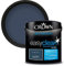 2.5L CROWN Easyclean Bathroom MID-SHEEN Emulsion Multi Surface Paint With MOULDGUARD+ That can be Used on Walls, Ceilings, Wood and Metal. Stain & Scrub Resistant Formula – Midnight Navy