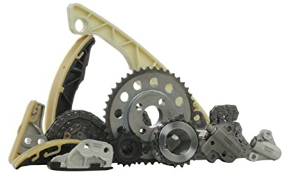 RIDEX Steuerkettensatz Steuerkette Rollenkette Simplex 112 62 ohne Dichtungen mit Kurbelwellenzahnrad ohne Dichtungen mit Kurbelwellenzahnrad Kompatibel mit MAZDA 6 Kombi GH 3 BL CX-7 ER 6 GH