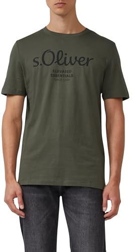 s.Oliver Baumwoll-T-Shirt mit Logo-Print