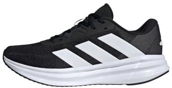 adidas Herren Galaxy 7 Running Shoes, Core Black/Cloud White/Carbon, 45 1/3 EU