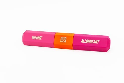Glam'Up Paris – Mascara Duo Volumen und Verlängerung der Wimpern – Technologie mit doppelter Bürste – langer Halt – 2-in-1-Mascara – Schwarz