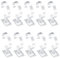 Shengxi Supporto per Orologio Trasparente, 10Pcs C-Tipo Espositore per Orologio in Acrilico, Orologio Bracciale Gioielli Display Stand Titolare per Casa e Negozio