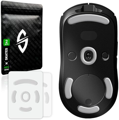 SensoryBoost HPS Glides (2-pack) kompatibel med Logitech G PRO Wireless, G PRO 2 – Balans mellan hastighet & kontroll – Rundade & hållbara – PTFE – Ersättningsmusfötter, skates