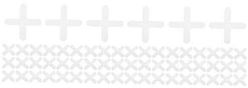 Mikikit 3sets Tile Leveling System 4mm Tile Grout Spacers for Ceramic Flooring 1000pcs*3