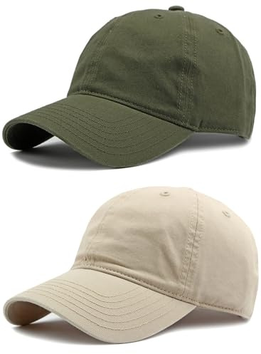 BABAHU Cappello da baseball da uomo e donna, tinta unita vuoto, regolabile, classico cappello da baseball, 100% cotone, cappello da golf da papà, Taglia unica