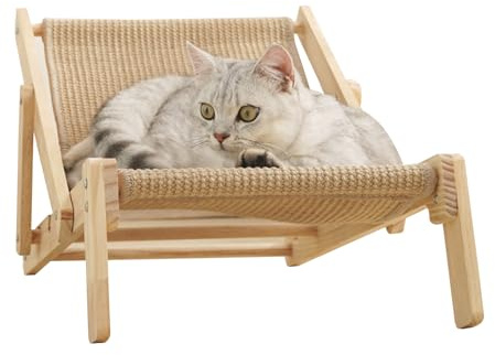 Sillón Rascador para Gatos,Cama Rascadora Ajustable para Mascotas - para Mascotas Desmontable, Herramientas para Afilar Uñas De Madera Maciza y Accesorios para Gatitos De Todos Los Tamaños