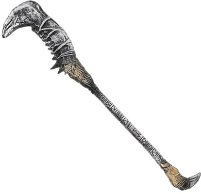Ipetboom Puntal De Hoz Dientes De Guadaña Parca Accesorio De para Fiestas De Halloween para Adultos Disfraz De De Halloween Vintage