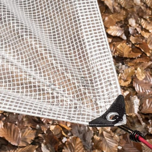 Telone impermeabile resistente, 120 cm x 600 cm, di alta qualità, tessuto in nylon da 250 g/m² con occhielli rinforzati, copertura versatile per esterni per tutte le condizioni atmosferiche
