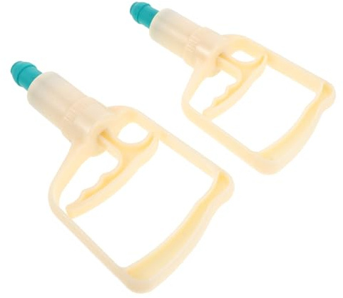 GARIOUANS 2 St Handhållen Mjölkpumpar Mjölkutsug Handmjölkuppsamlingspump Handmjölkpump Mjölkpump Bärbar Handvakuumpump För Får Bärbar Handpump Mjölkpump Manuell Handmjölkpump
