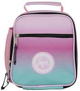 hype Unisex Lunch Boxes, School Bag for Kids, Stylish Lunch Bag with Bottle Holder, 3 Storage Compartments, Inside Thermal Lining & Grab Handle (Sundae)