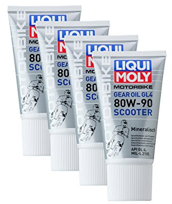 Liqui Moly 4X 1680 Motorbike Gear Oil Scooter Roller Getriebeöl 80W-90 150ml