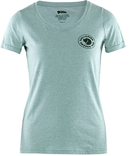FJALLRAVEN F83513-563-999 1960 Logo T-Shirt W Clay Blue-Melange XS